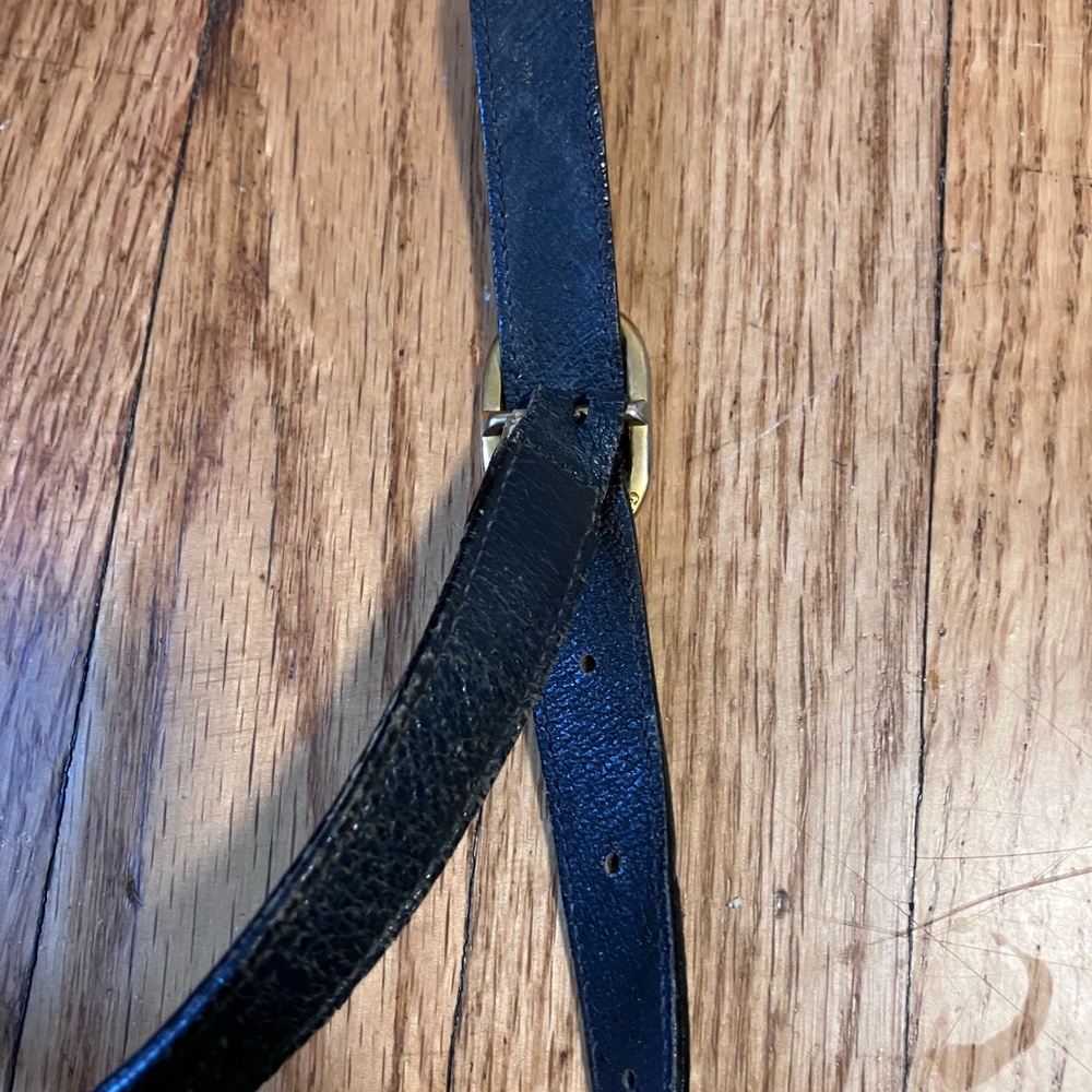 Vintage Blue Gucci GG Monogram Ophidia School Messenger Bag One Owner Good Shape - Picture 12 of 16
